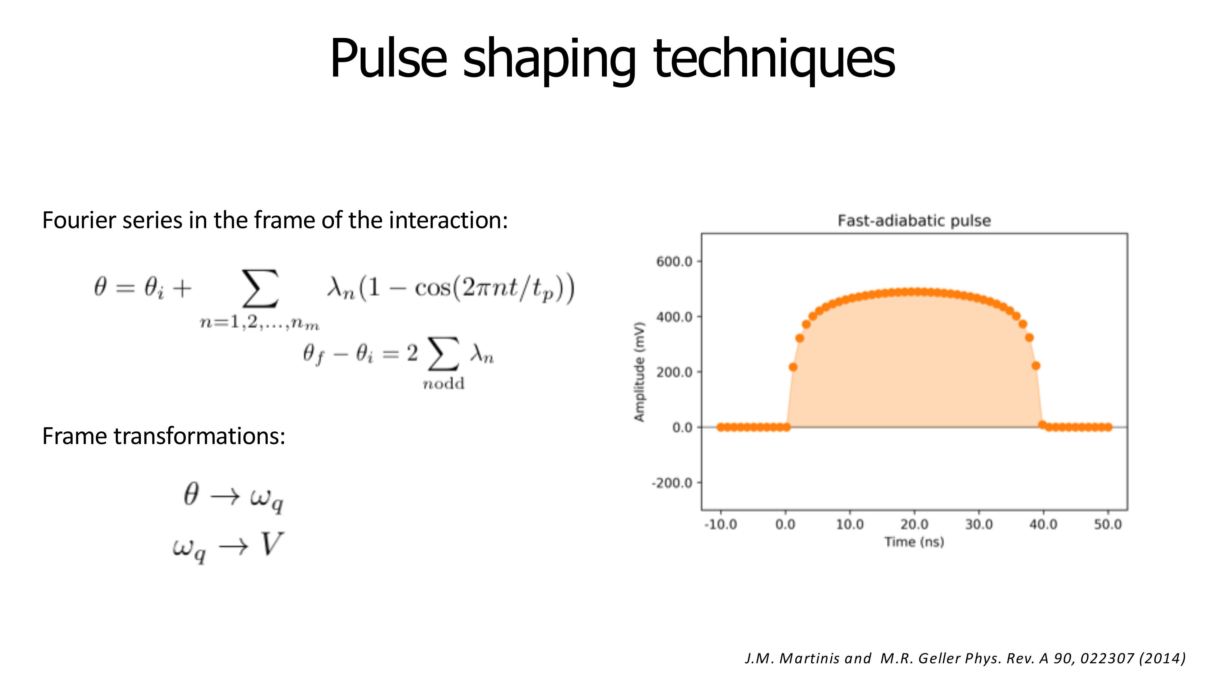 Lecture slide: Two qubit gates