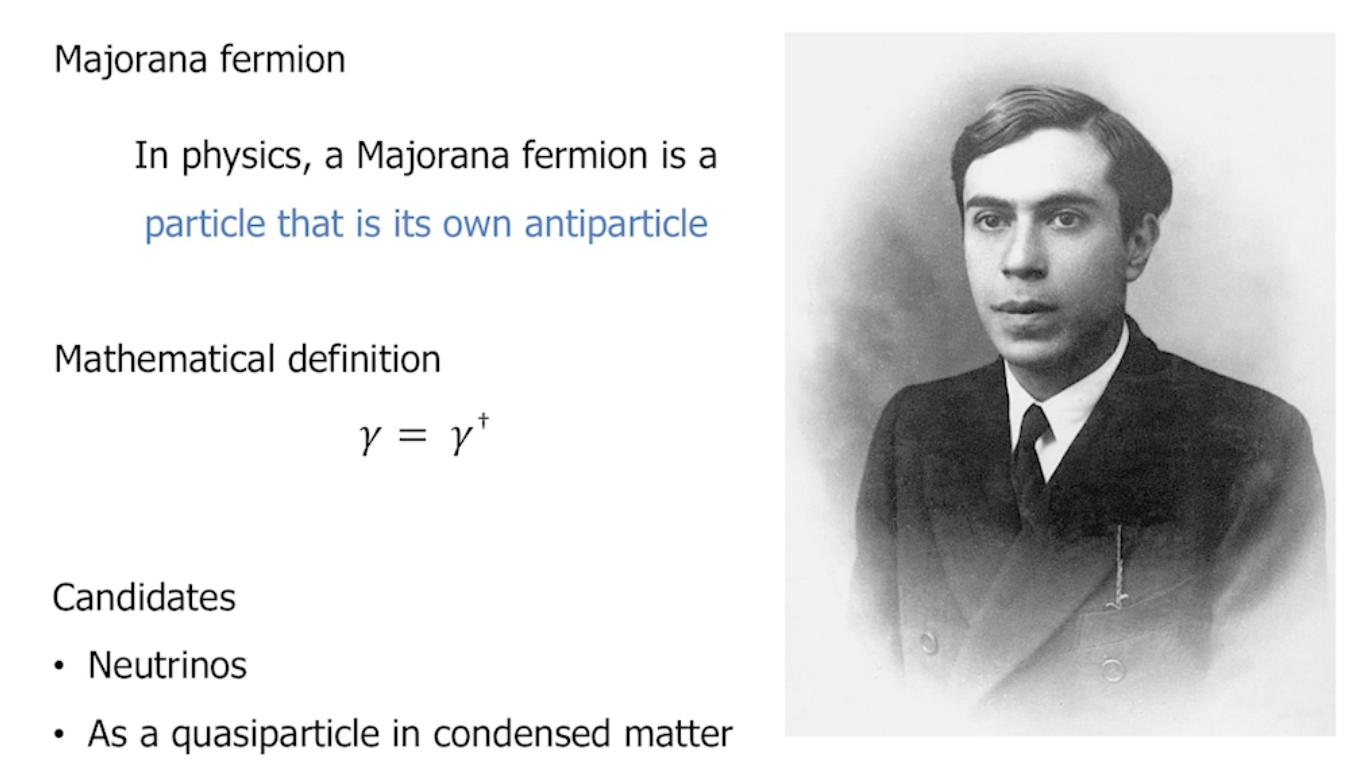 Lecture slide: Majorana fermions and where to find them