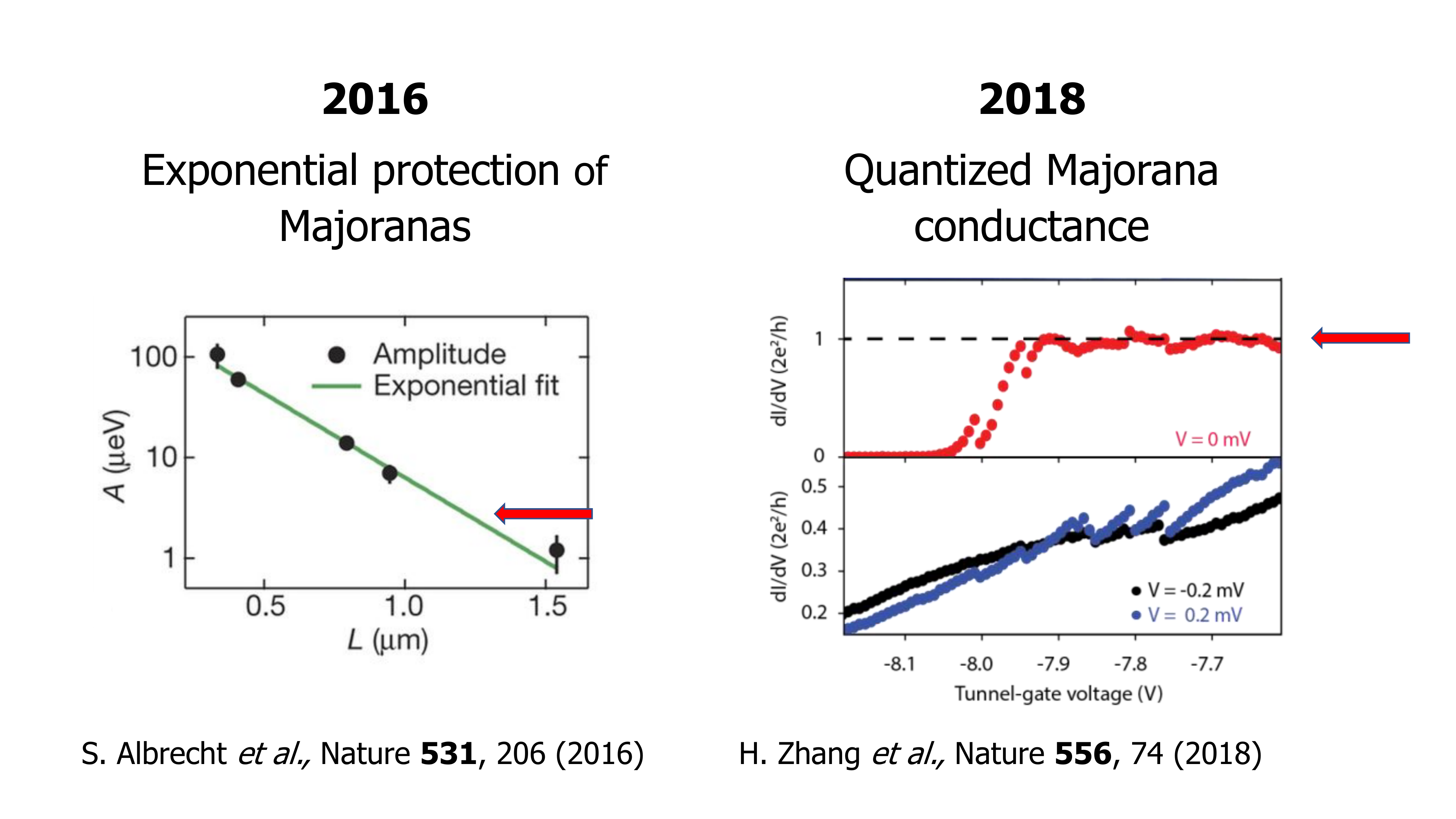 Lecture slide: Majorana experiments